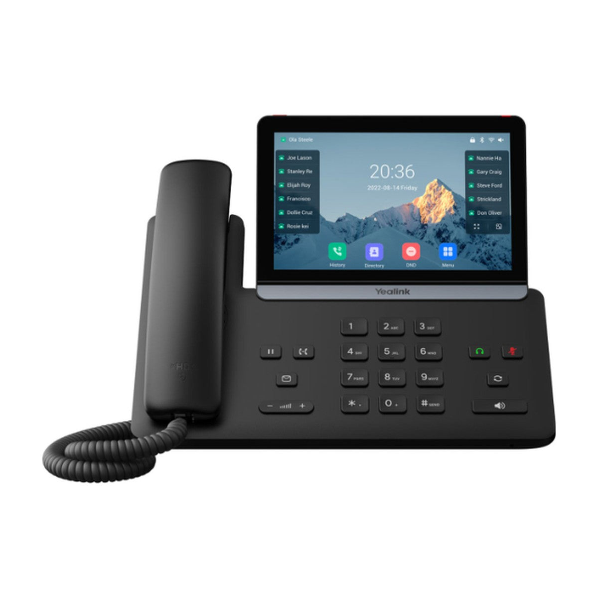Yealink SIP-T87W Touchscreen Wi-Fi 6 & Bluetooth IP Phone